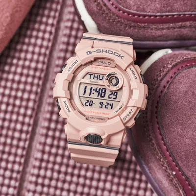Casio G-shock Digital 'pink' In Brown