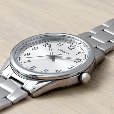 Casio Men's  Dress Series Classic Retro Small Business Numeric Watch Mens Silver Analog