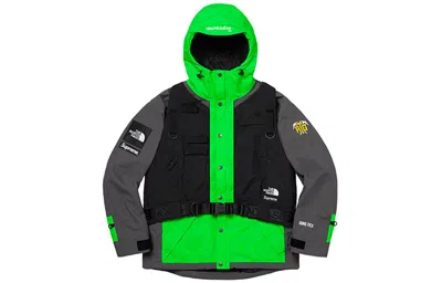 Supreme X The North Face Ss20 Week 3 Vest Interchange Jacket Unisex Green In Multi
