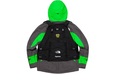 Supreme X The North Face Ss20 Week 3 Vest Interchange Jacket Unisex Green In Multi