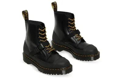 Dr. Martens Dr.martens 1460 Bex Tech Made In England Leather Lace Up Boots 'black'