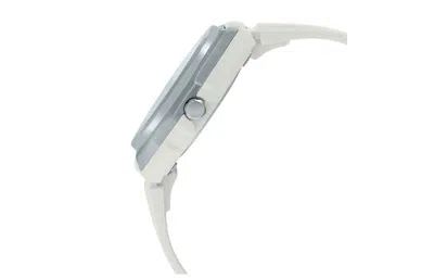 Casio Quartz Waterproof White Analog In Silver