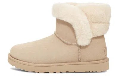 Ugg (wmns)  Saniya Mini Suede Classic Boot 'sawdust' In Neutral