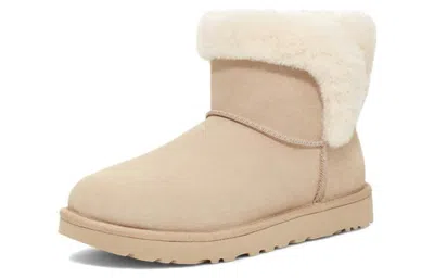 Ugg (wmns)  Saniya Mini Suede Classic Boot 'sawdust' In Neutral