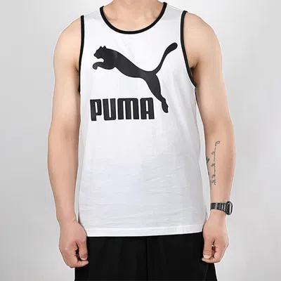 Puma Classics Logo Tank 'white Black'