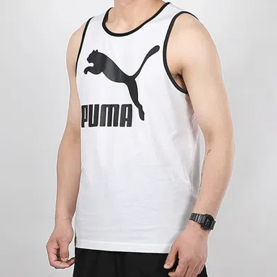 Puma Classics Logo Tank 'white Black'