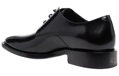 Balenciaga Lace Up Business Dress Shoes In Black