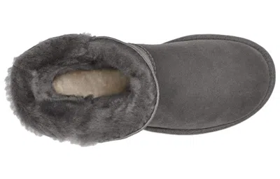 Ugg (wmns)  Bailey Button Ii Boot Fleece Lined Gray