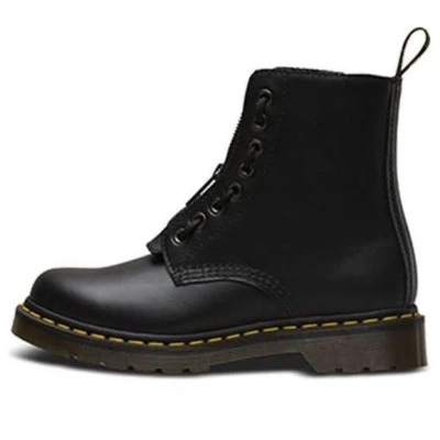Dr. Martens 101 Smooth Combat Boots, In Black