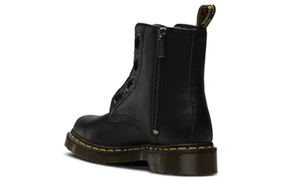 Dr. Martens 101 Smooth Combat Boots, In Black