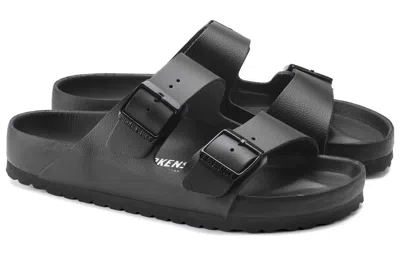 Birkenstock Arizona Exquisite Full-grain Leather Sandals In Black