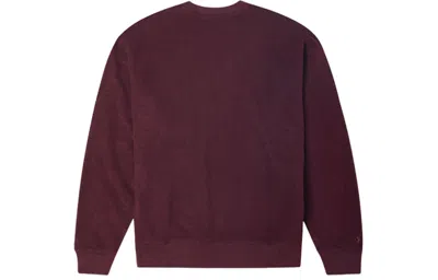 Converse Carpenter Crew Pullover Sweater 'brown' In Burgundy