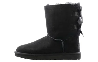 Ugg (wmns)  Mini Bailey Bow Ii Boot Fleece Lined Black