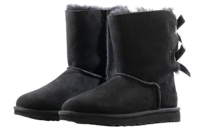 Ugg (wmns)  Mini Bailey Bow Ii Boot Fleece Lined Black