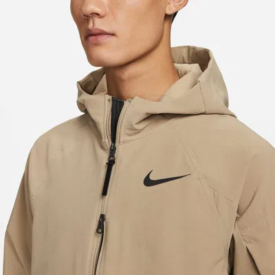 Nike Pro Vent Max Jacket 'khaki' In Pink
