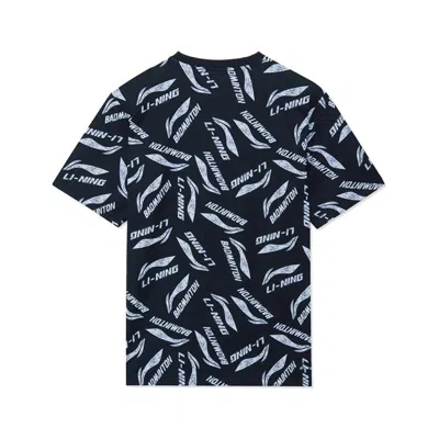 Li-ning All-over Print Quick-drying T-shirt 'black'