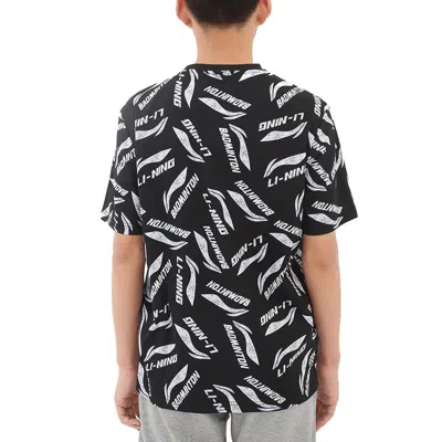 Li-ning All-over Print Quick-drying T-shirt 'black'