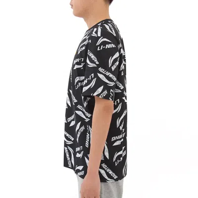 Li-ning All-over Print Quick-drying T-shirt 'black'