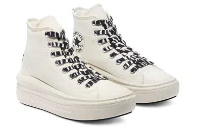 Converse (wmns)  Chuck Taylor All Star Move High 'archive Print Egret' In White