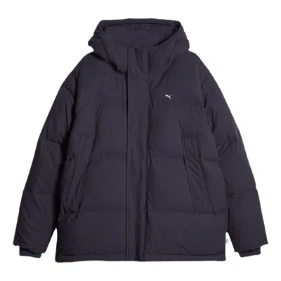 Puma Mmq Down Jacket 'black' In Purple