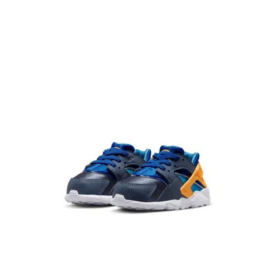 Nike (td)  Huarache Run 'diffused Blue Laser Orange'