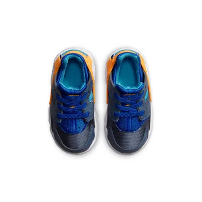 Nike (td)  Huarache Run 'diffused Blue Laser Orange'