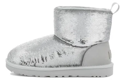 Ugg Classic Mini Boots In Silver