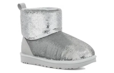 Ugg Classic Mini Boots In Silver