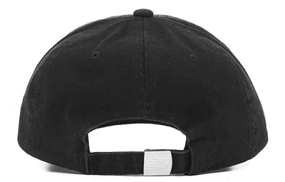 New Balance Logo-embroidered Hat In Black