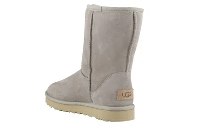 Ugg (wmns)  Classic Short Ii Fleece Lined Gray White