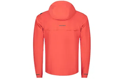 Asics Accelerate Waterproof 2.0 Jacket 'orange' In Red