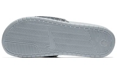 Nike Benassi Jdi Slide 'wolf Grey' In Multi
