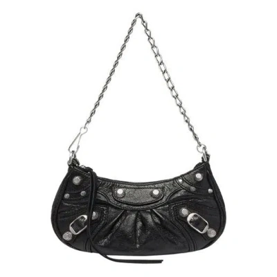 Balenciaga Borsa Le Cagole Mini Con Catena Da Donna In Nero In Black