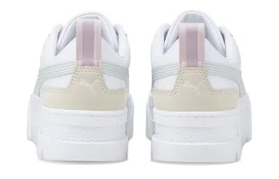 Puma (wmns)  Mayze Luxe 'white Mint' In Animal Print
