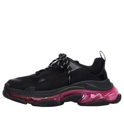 Balenciaga (wmns)  Triple S 'clear Sole - Black Pink Neon'