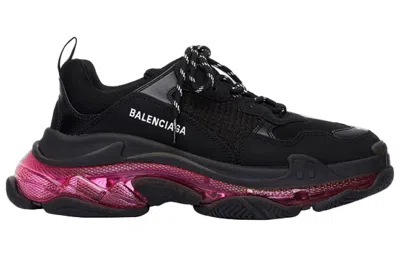 Balenciaga (wmns)  Triple S 'clear Sole - Black Pink Neon'