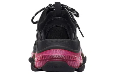 Balenciaga (wmns)  Triple S 'clear Sole - Black Pink Neon'