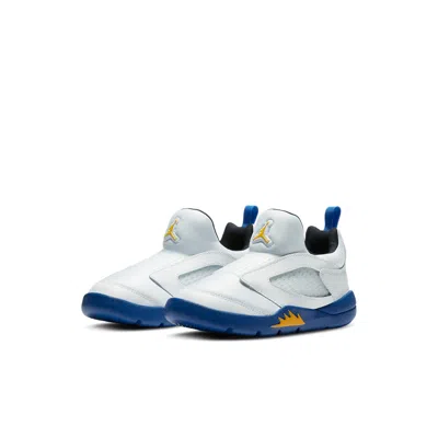Air Jordan (ps)  5 Retro Little Flex 'blue Yellow' In White