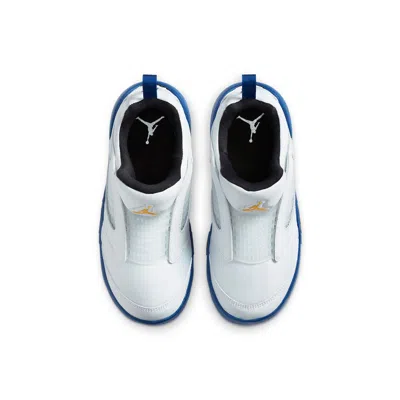 Air Jordan (ps)  5 Retro Little Flex 'blue Yellow' In White
