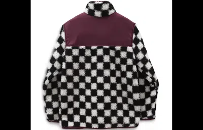 Vans (wmns)  Casual Polar Fleece Sports Jacket Black White Colorblock In Multi