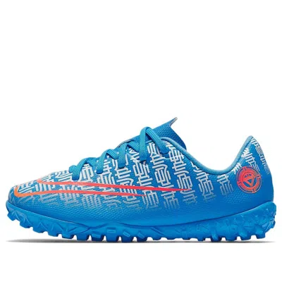 Nike (ps)  Jr Vapor 13 Academy Cr7 Tf Turf 'blue Red'