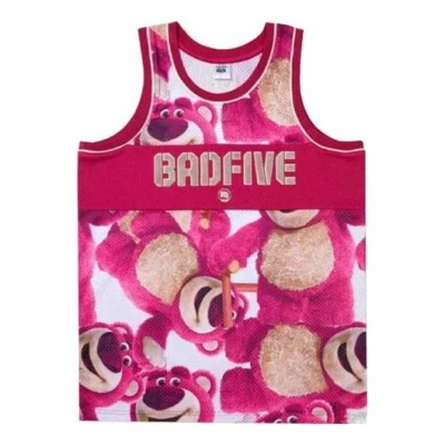 Li-ning X Disney Toy Story Badfive Graphic Basketball Jersey 'lotso' In Multi