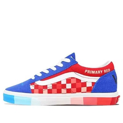 Vans (gs)  Moma X Old Skool 'color Wheel' In Red