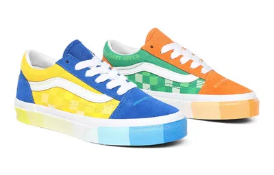 Vans (gs)  Moma X Old Skool 'color Wheel' In Red