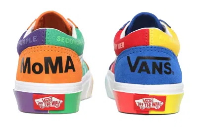 Vans (gs)  Moma X Old Skool 'color Wheel' In Red