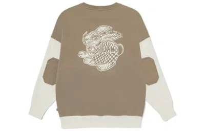 Vans (wmns)  Year Of The Rabbit Neck Sports Pullover Sweatshirt 'khaki White'