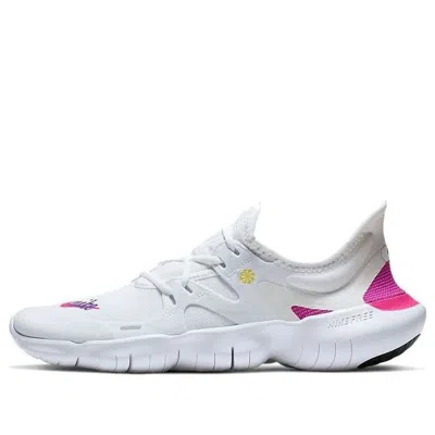Nike (wmns)  Free Rn 5.0 Jdi 'laser Fuchsia' In White