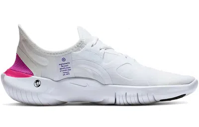 Nike (wmns)  Free Rn 5.0 Jdi 'laser Fuchsia' In White