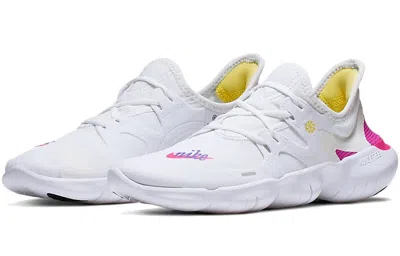 Nike (wmns)  Free Rn 5.0 Jdi 'laser Fuchsia' In White