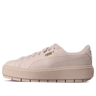 Puma (wmns)  Platform Trace Premium Logo Wns In Pink